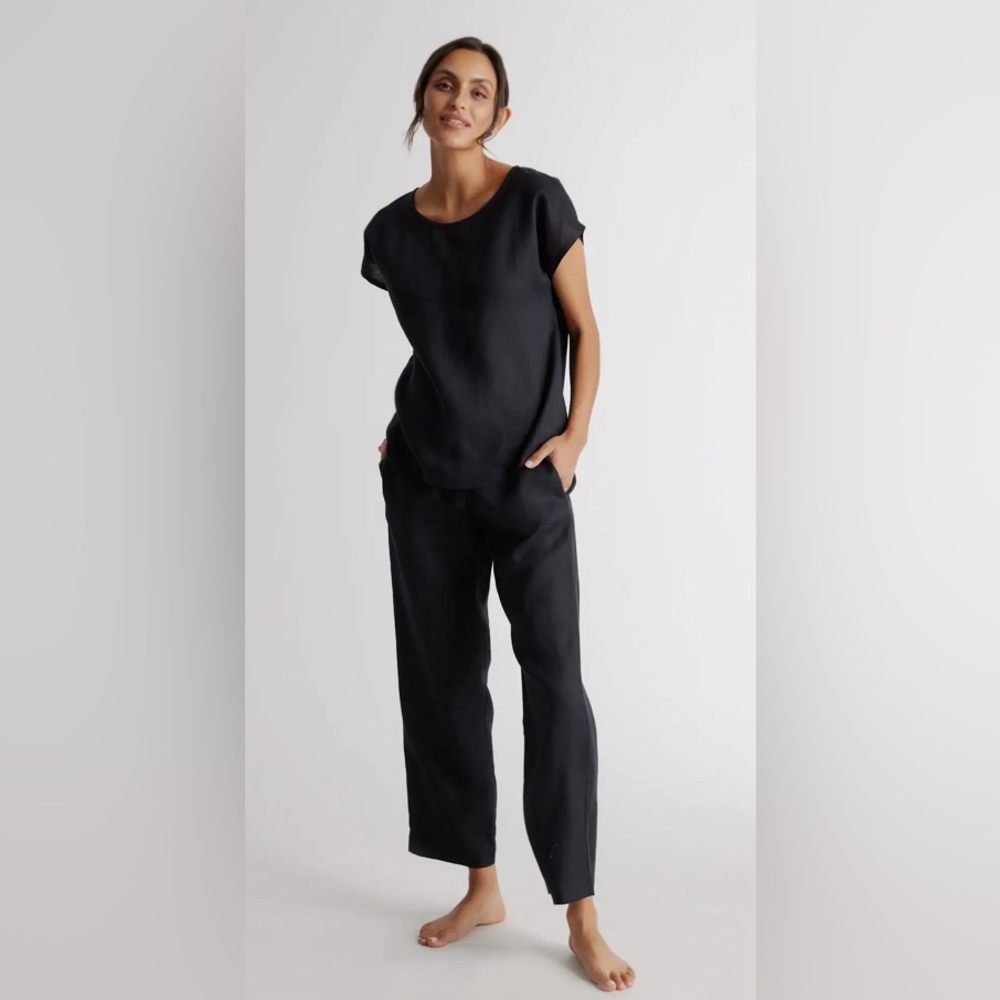 Quince European Linen pajamas